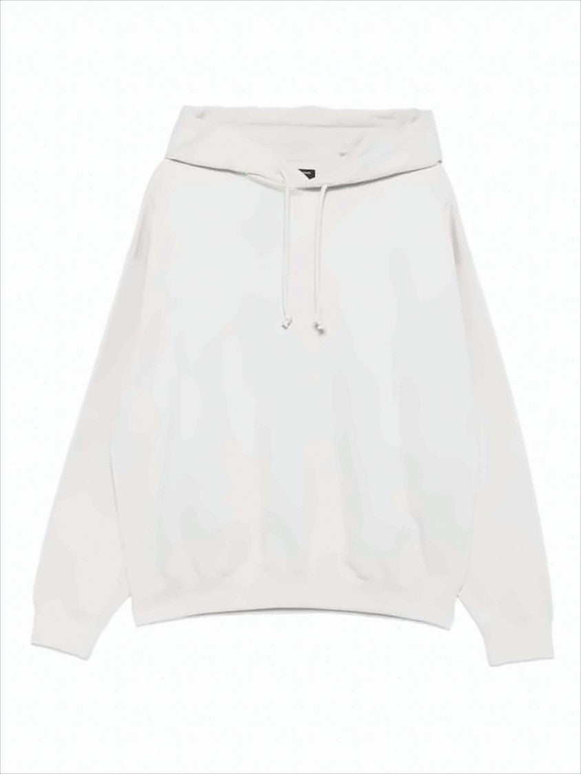 Relaxed Fit White Hoodie with Minimalist Design
