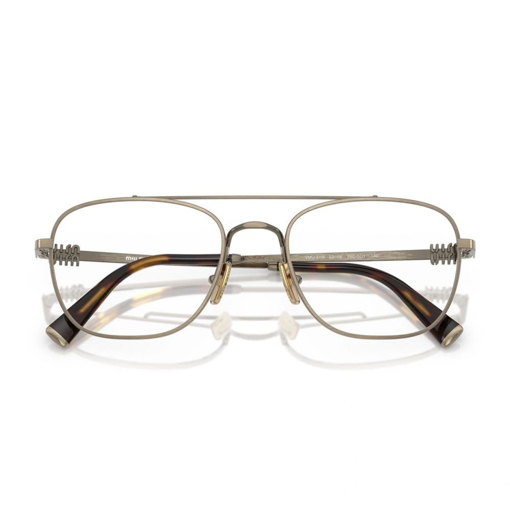 0Mu 51Wv Pilot Frame Optical Glasses
