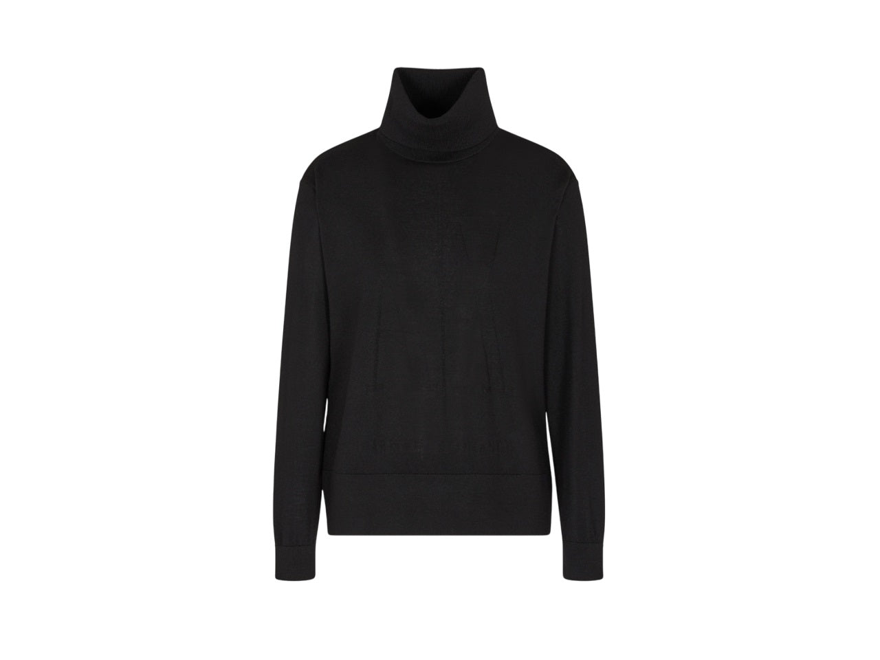 Long-Sleeved Turtleneck Sweater In Soft Virgin Wool