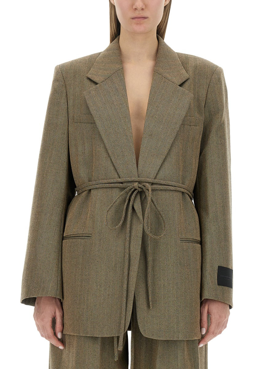 Textured Oversized Jacket