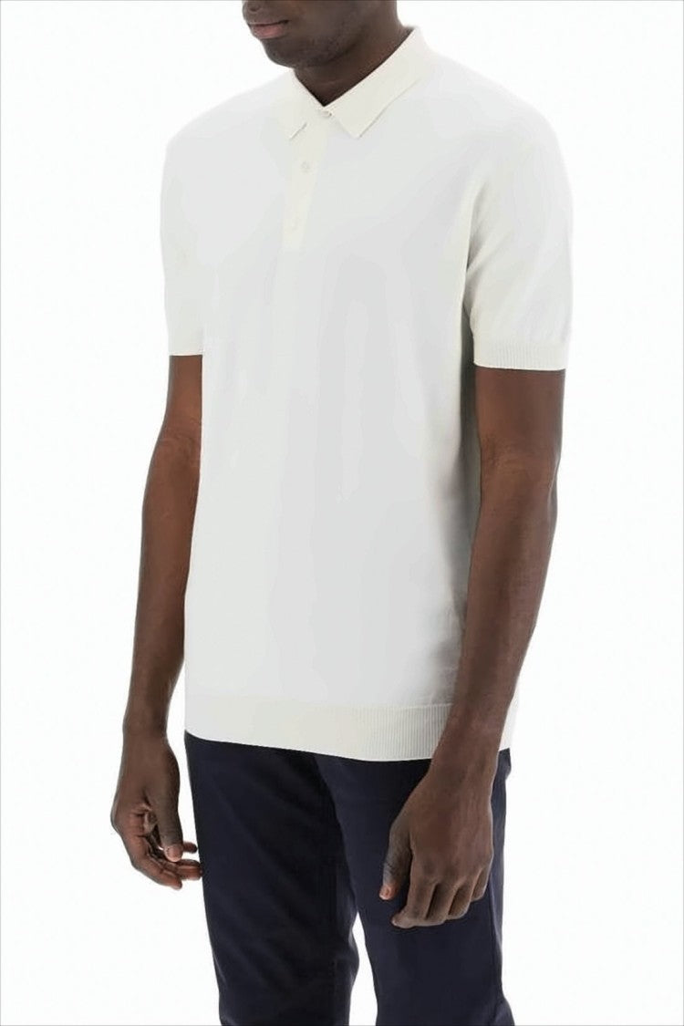 Classic Short-Sleeved Polo Shirt With Minimalist Design