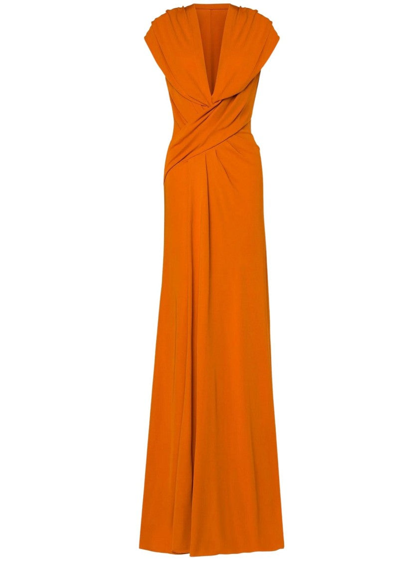 Orange Long Dress