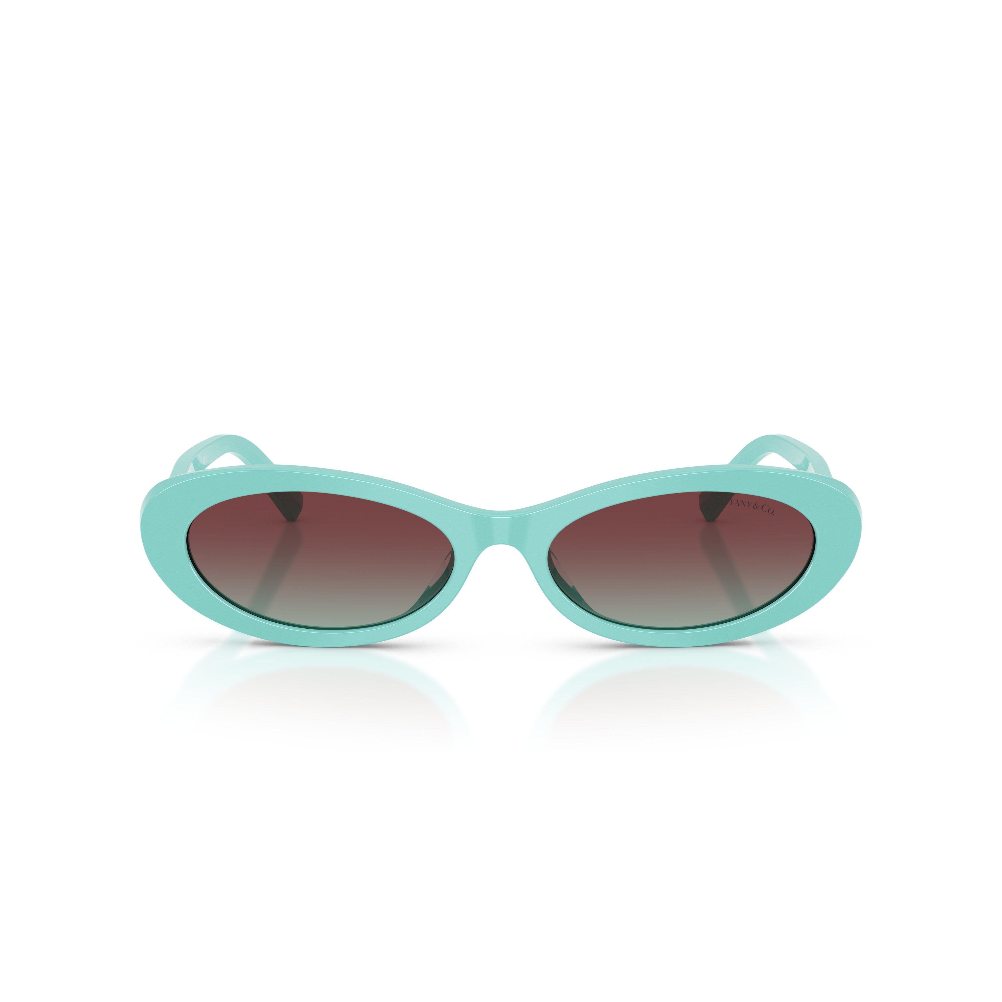 0tf4250 Oval Acetate Sunglasses in Light Turquoise