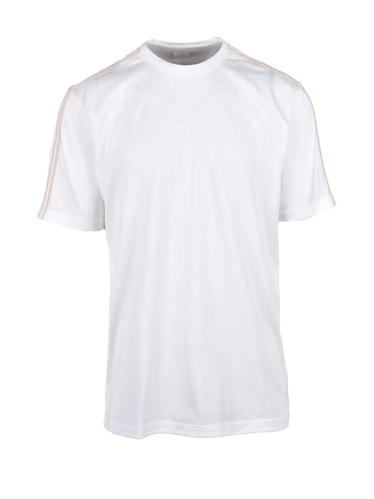 White Men Cotton T-shirt