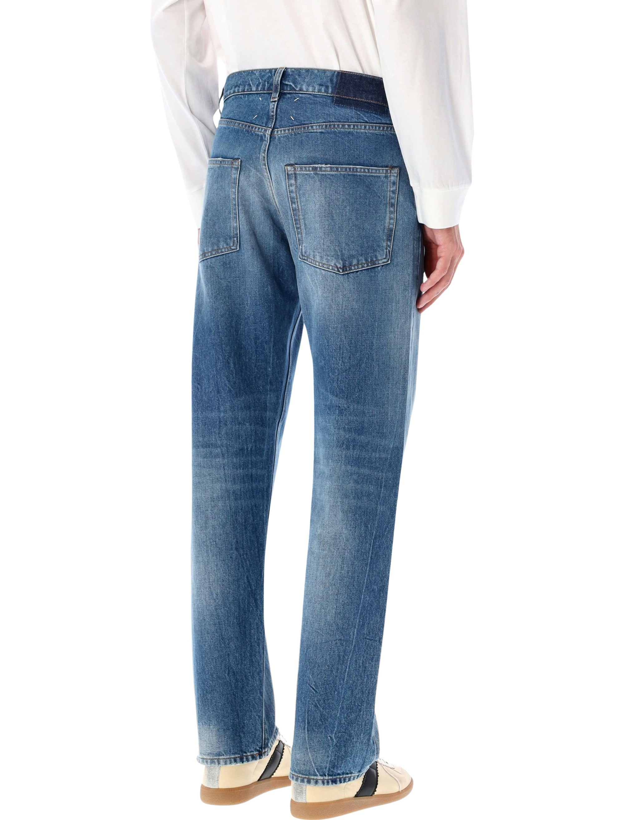 Blue Jeans With Patch