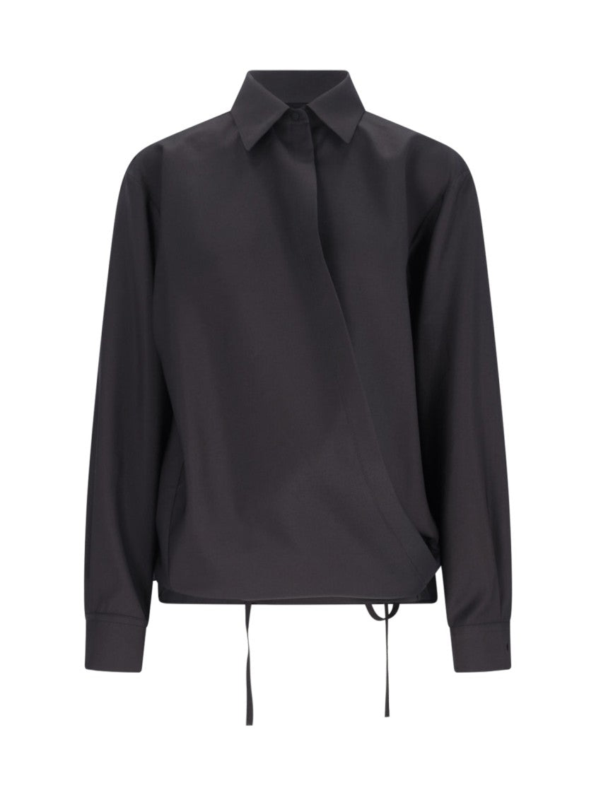Drawstring Shirt – Black