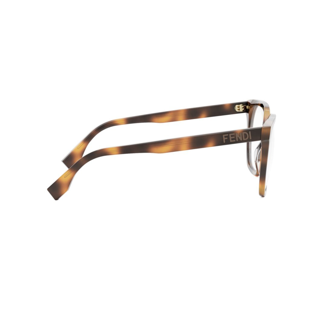 Fe50087i Oversized Tortoiseshell Square Frame Sunglasses