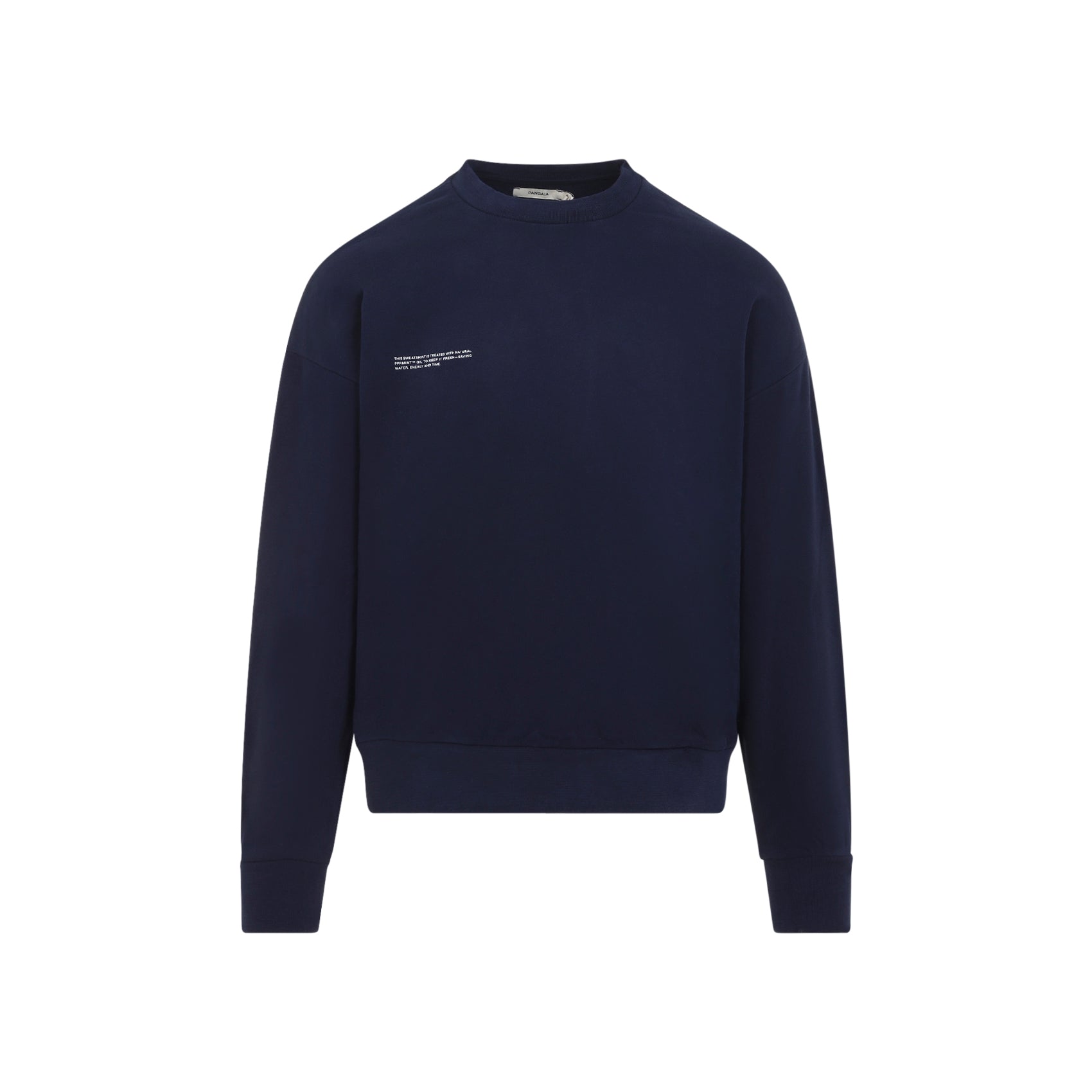 Relaxed Fit Dark Navy Cotton Sweatshirt