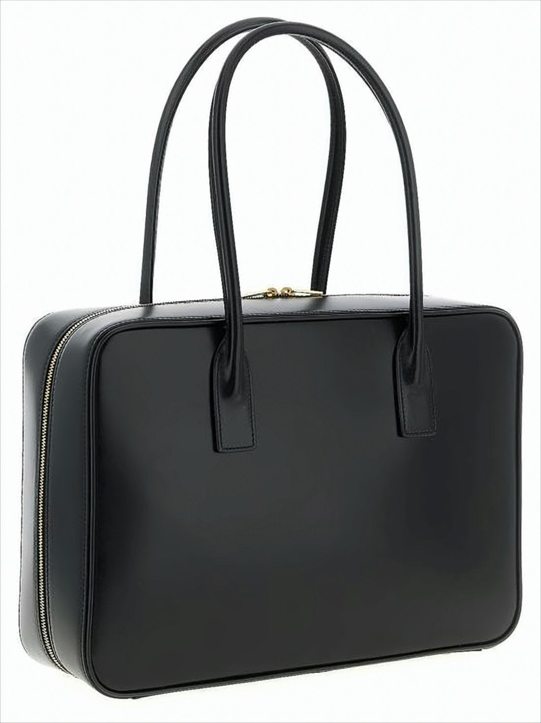 Rectangular Buffalo Leather Tote Bag