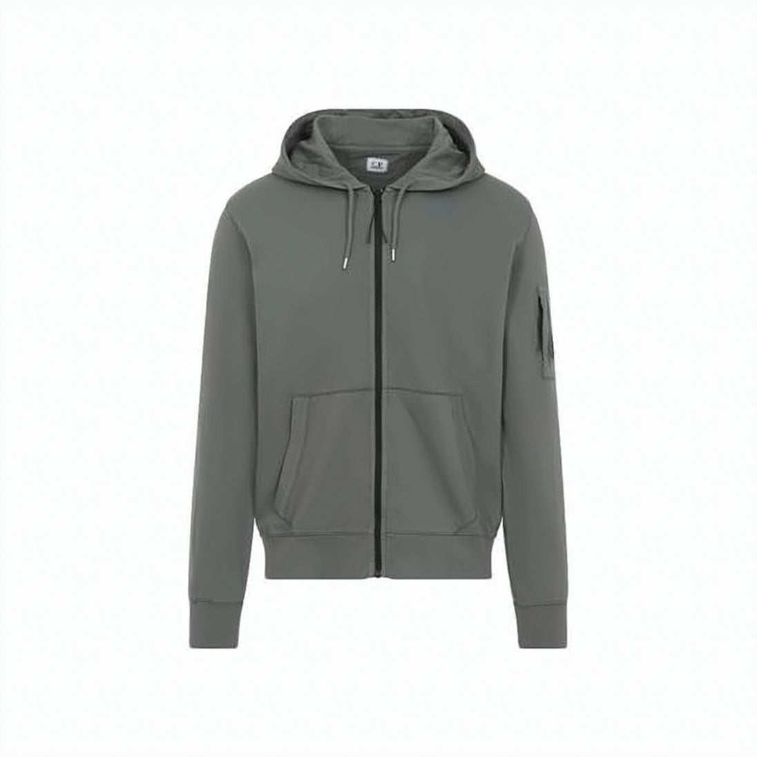 Functional Zip-Up Hoodie with Drawstring