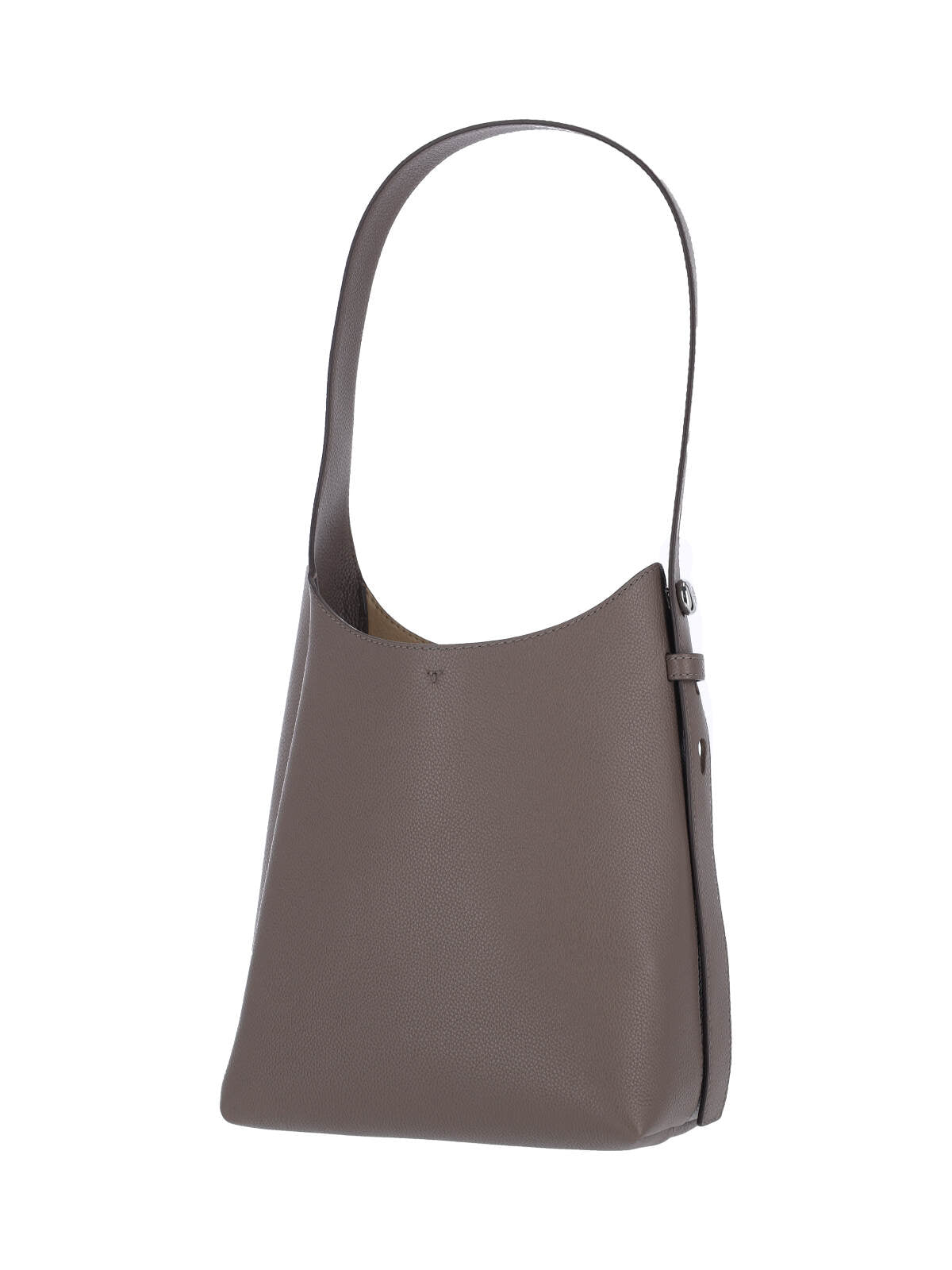 Small Structured Calf Leather Shoulder Bag