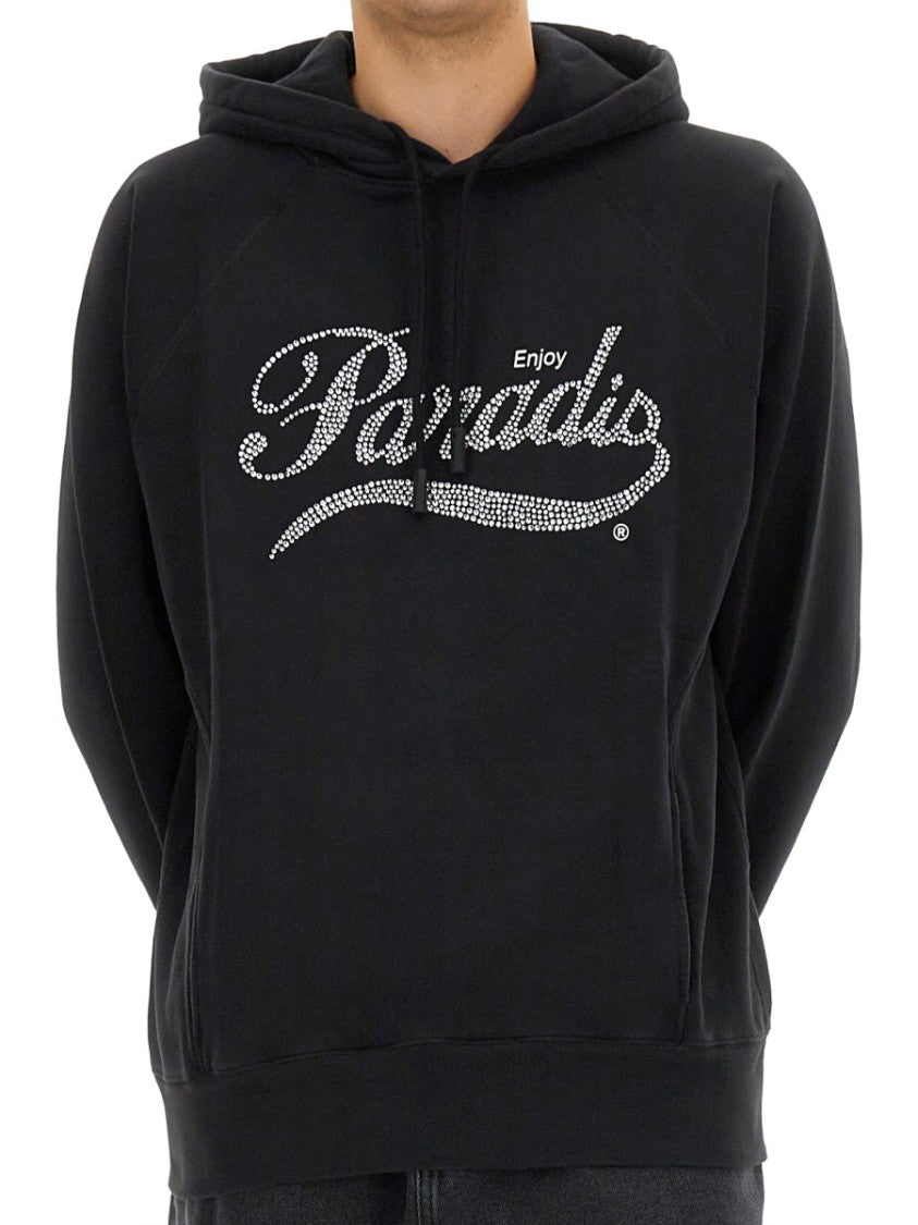 Relaxed Fit Black Hoodie