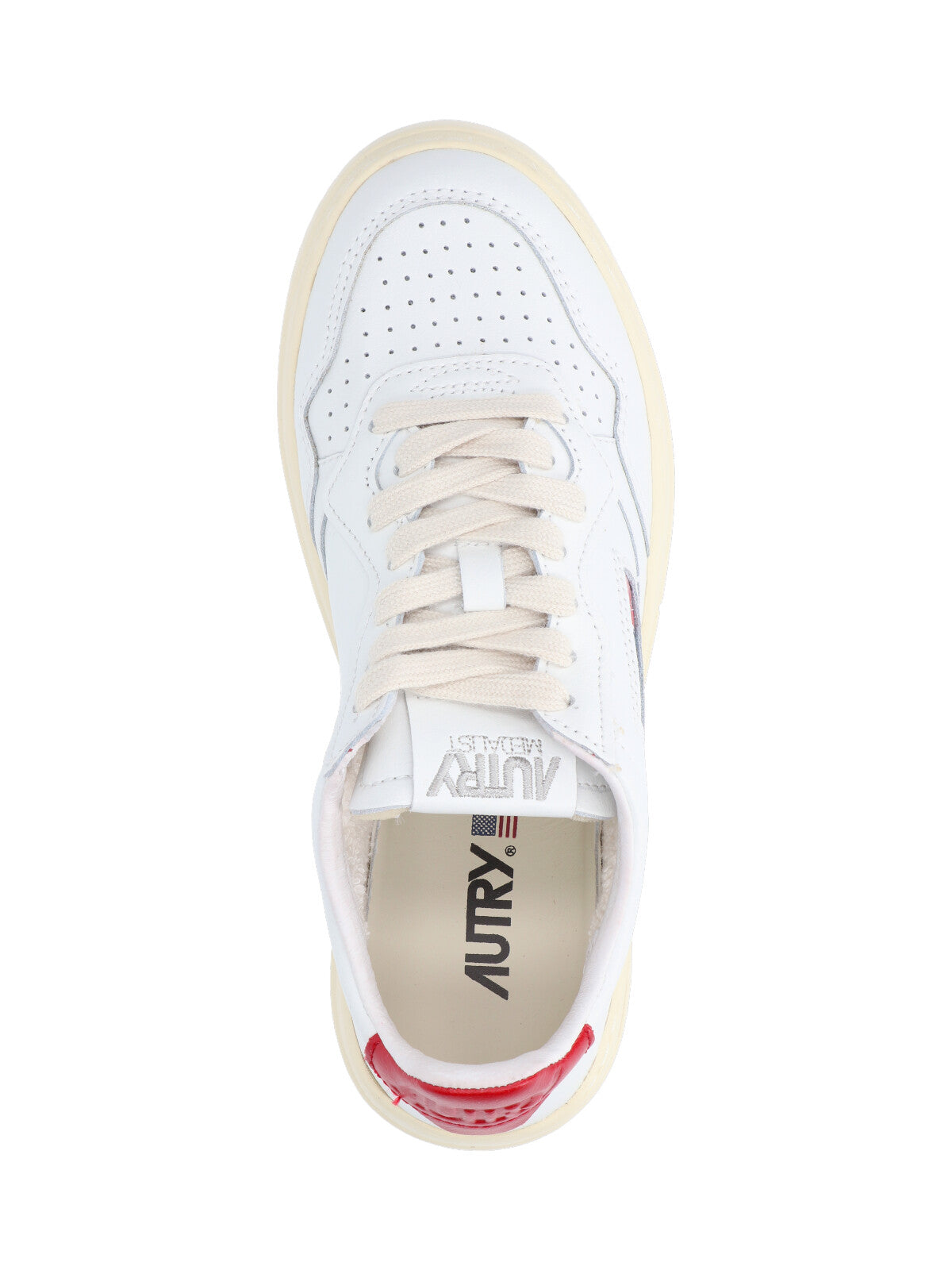 Medalist' Low-Top Sneakers In White Leather