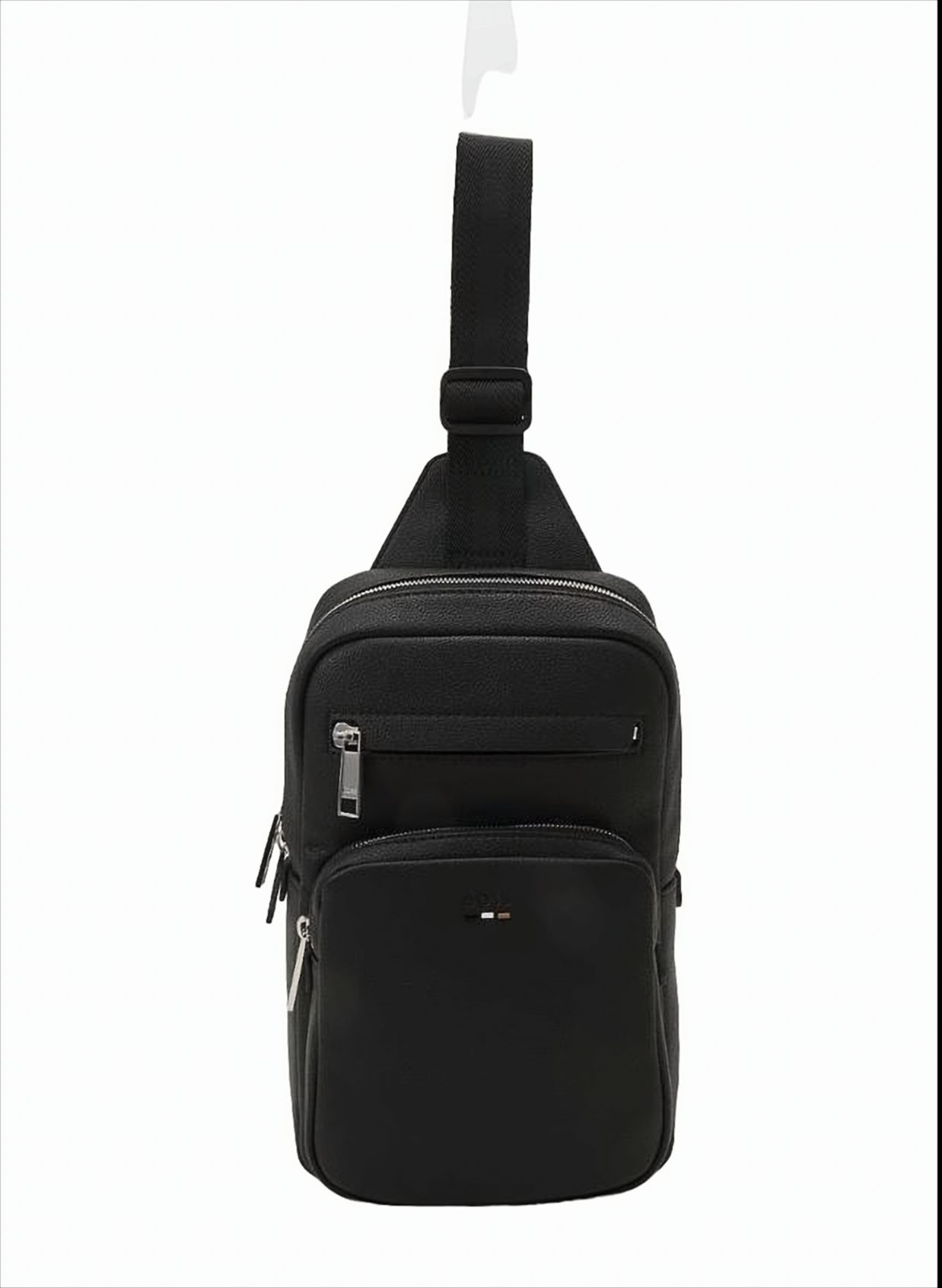 Compact Structured Belt Bag With Zipper Closure