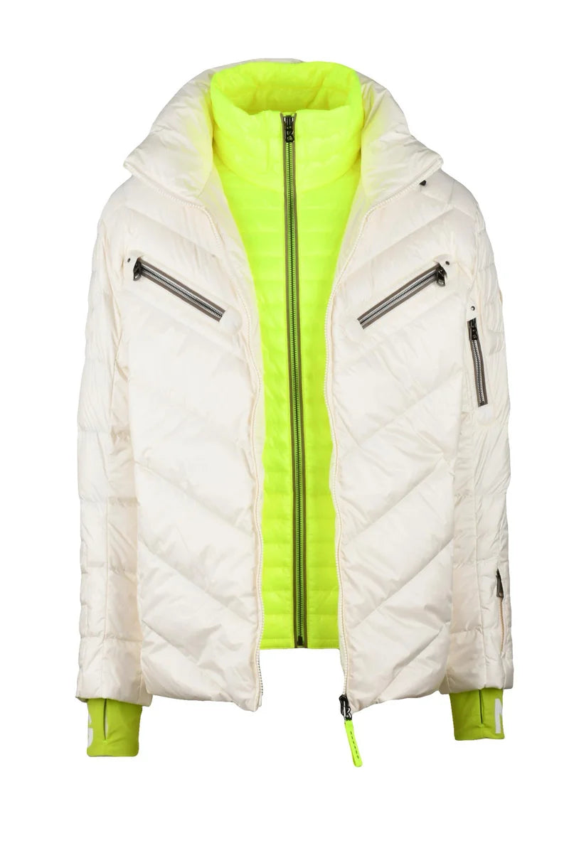 Padded Down Jacket Zip - White