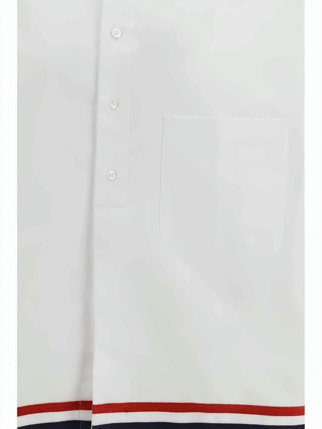 Cropped Oxford Shirt with Classic Collar