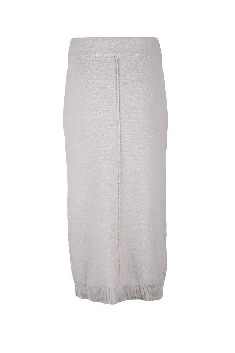 Light Grey Tube Skirt