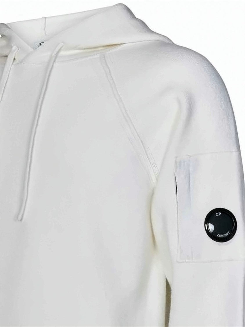 Minimalist Wool-Blend Hoodie With Distinctive Lens Detail