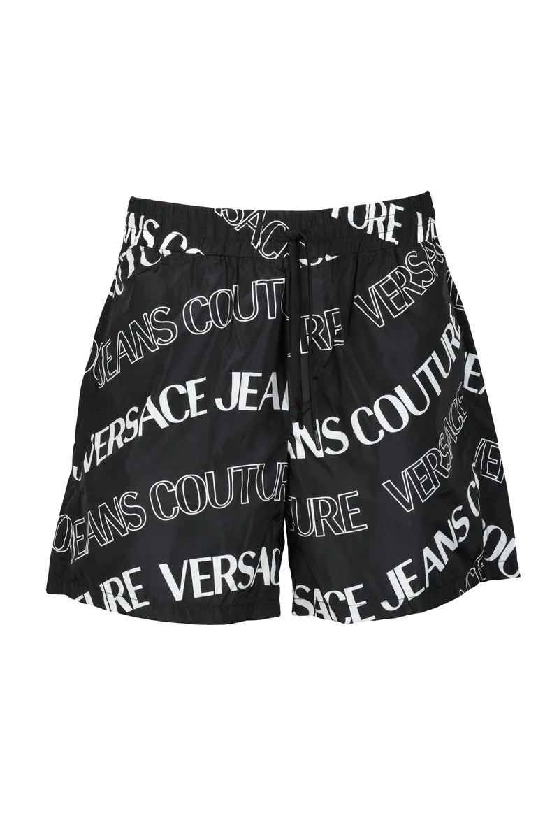 Nylon Shorts - Black/White
