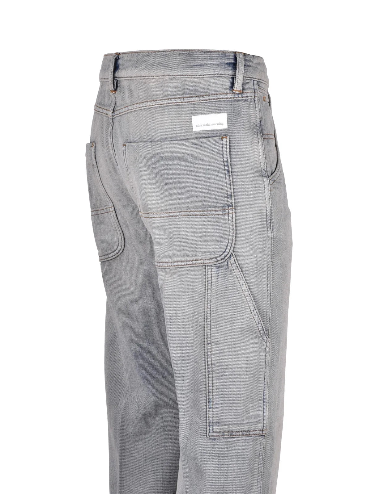 Grey Workover Cotton Men Jeans