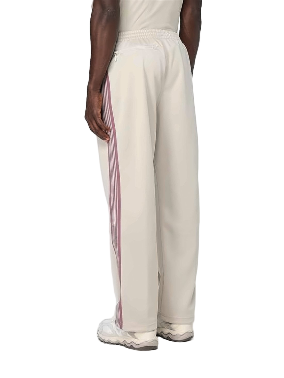 Relaxed-Fit Polyester Jogger Pants with Zippered Pockets