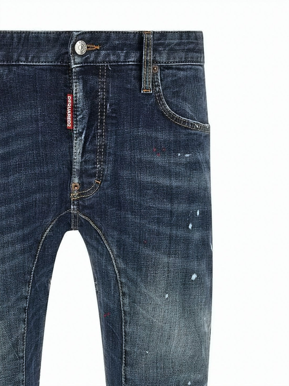 Distressed Grey Slim Fit Denim Pants