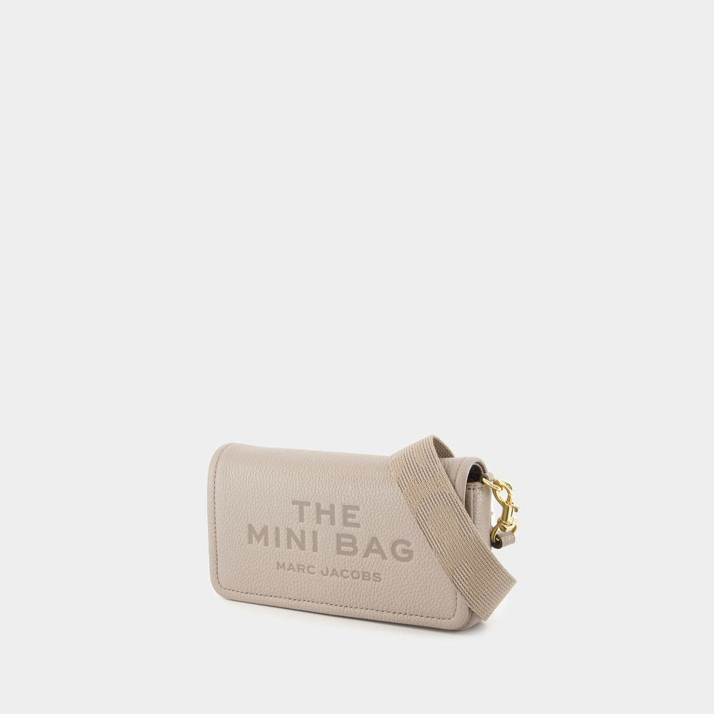 The Mini Crossbody - Leather - Grey