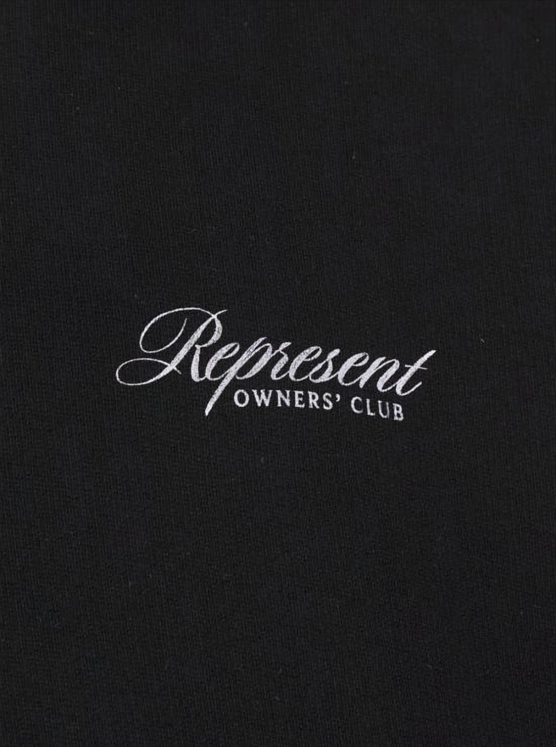 Classic Black Hoodie with Script Logos