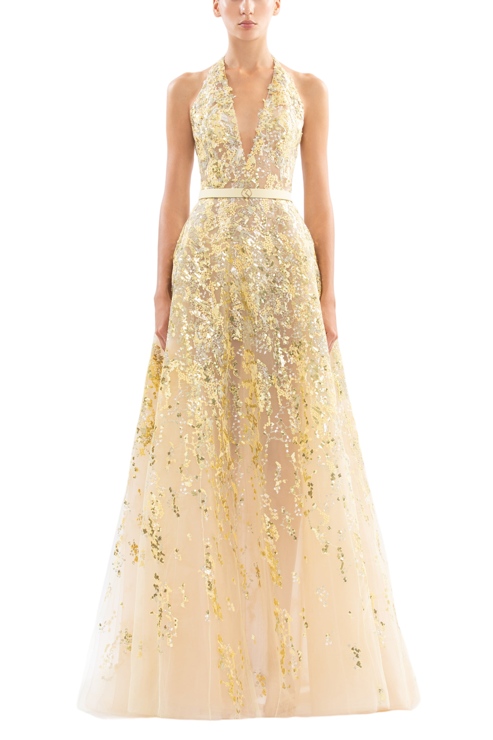 Embroidered Long Dress