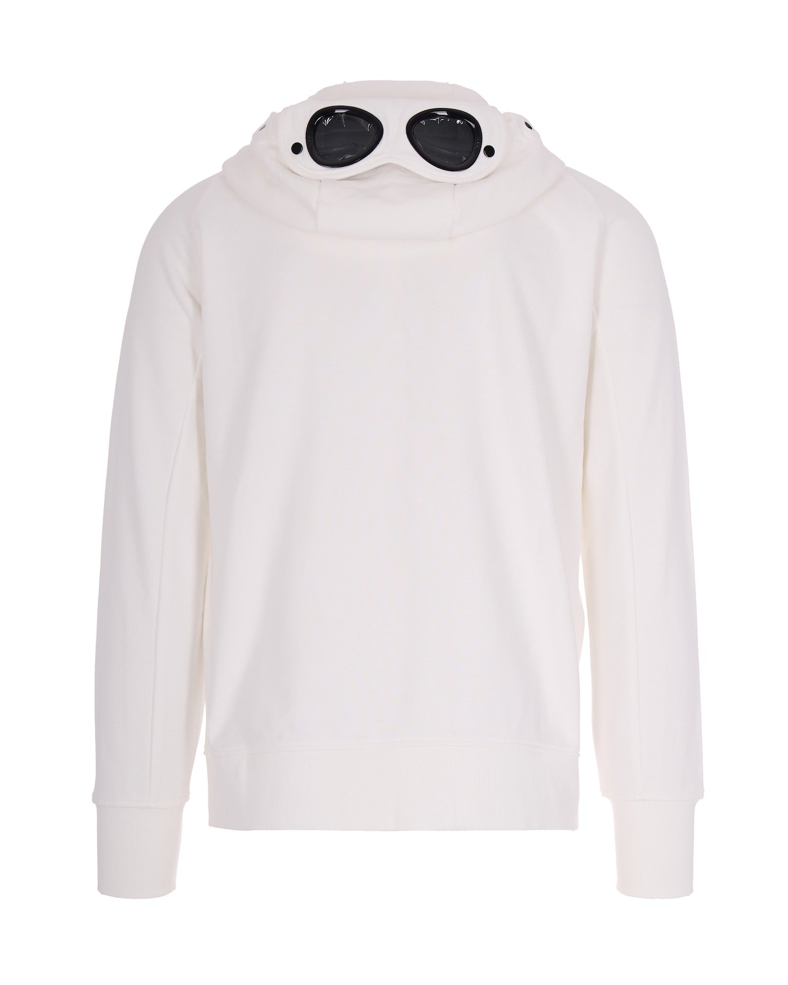Diagonal Raised Fleece Hoodie with Adjustable Goggle Hood
