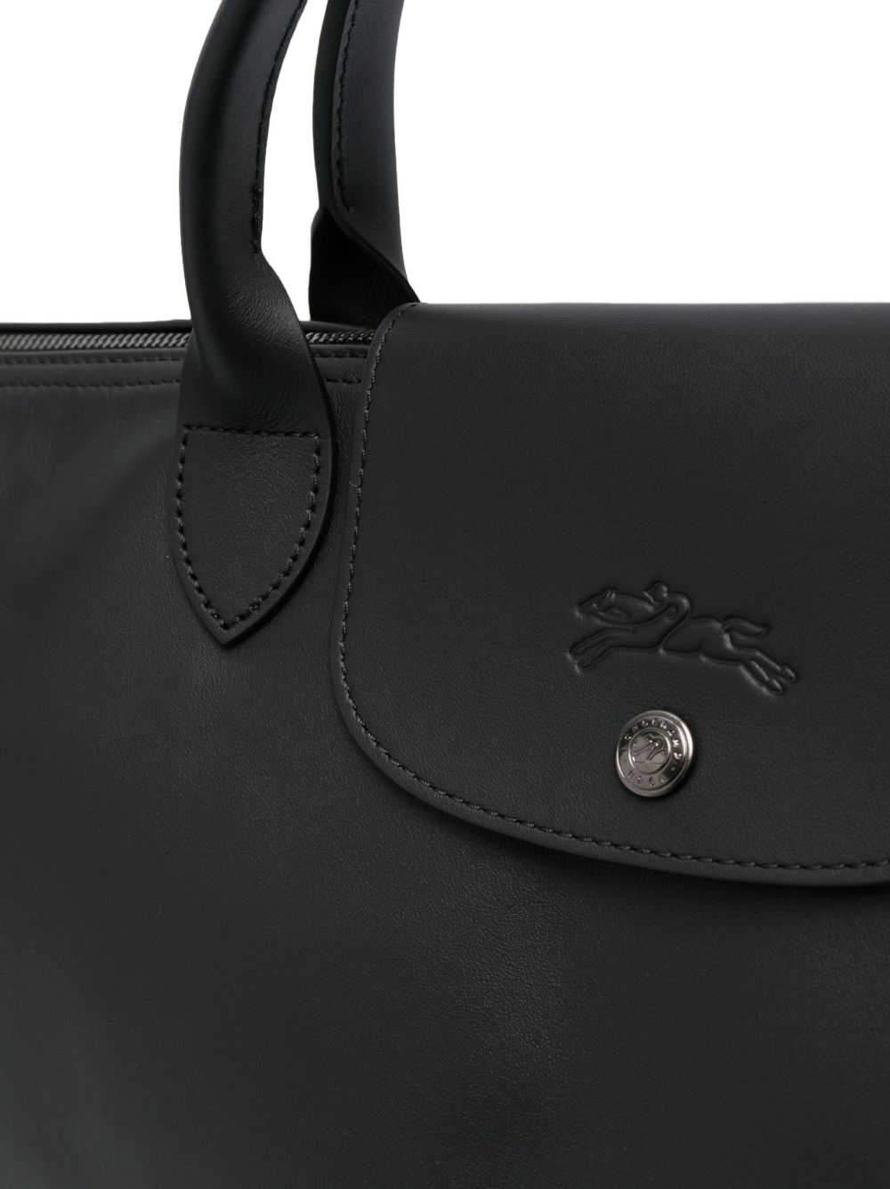 Structured Neutrals Handbag with Design