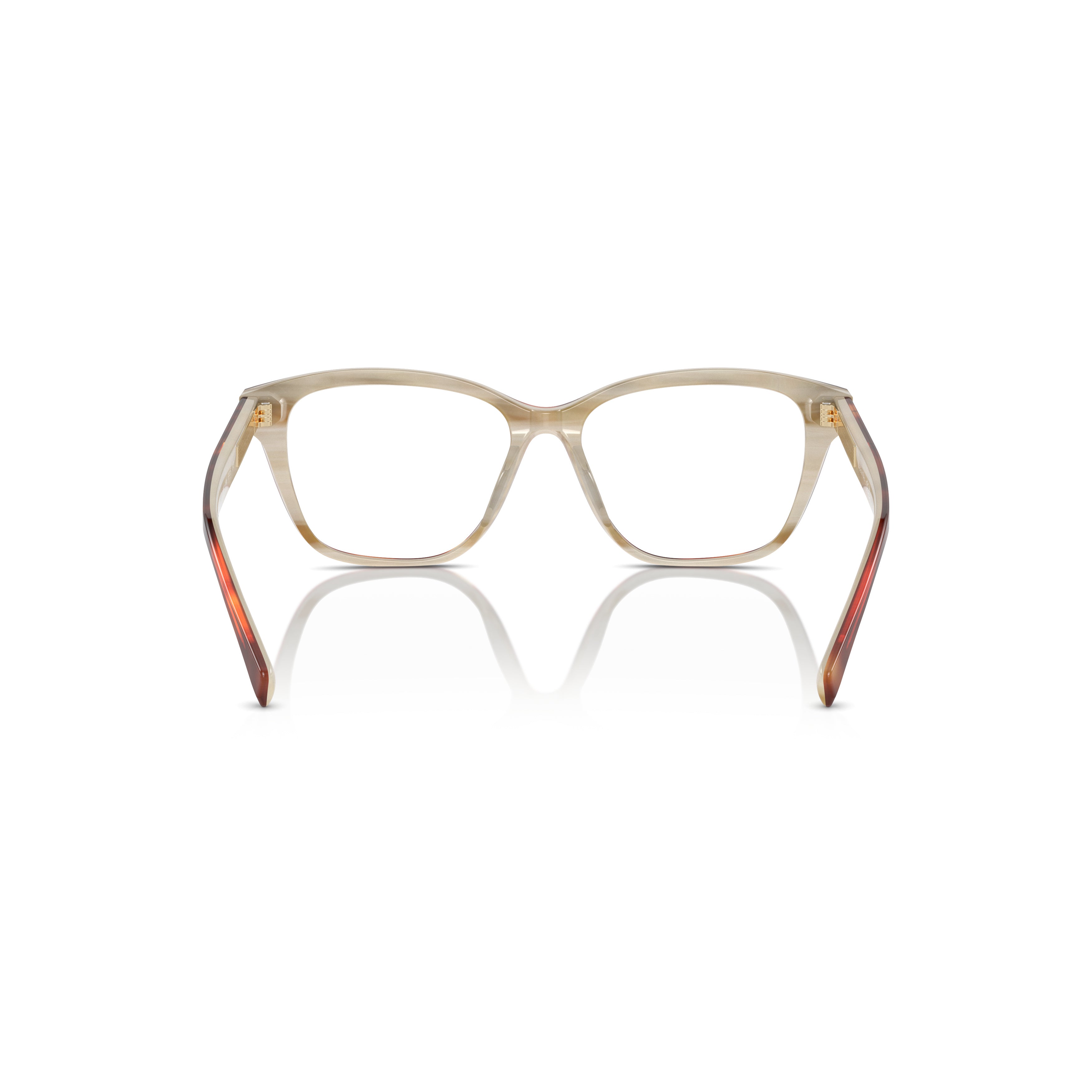 0bc3004 Translucent Beige Cat-Eye Sunglasses with Tortoiseshell Arms