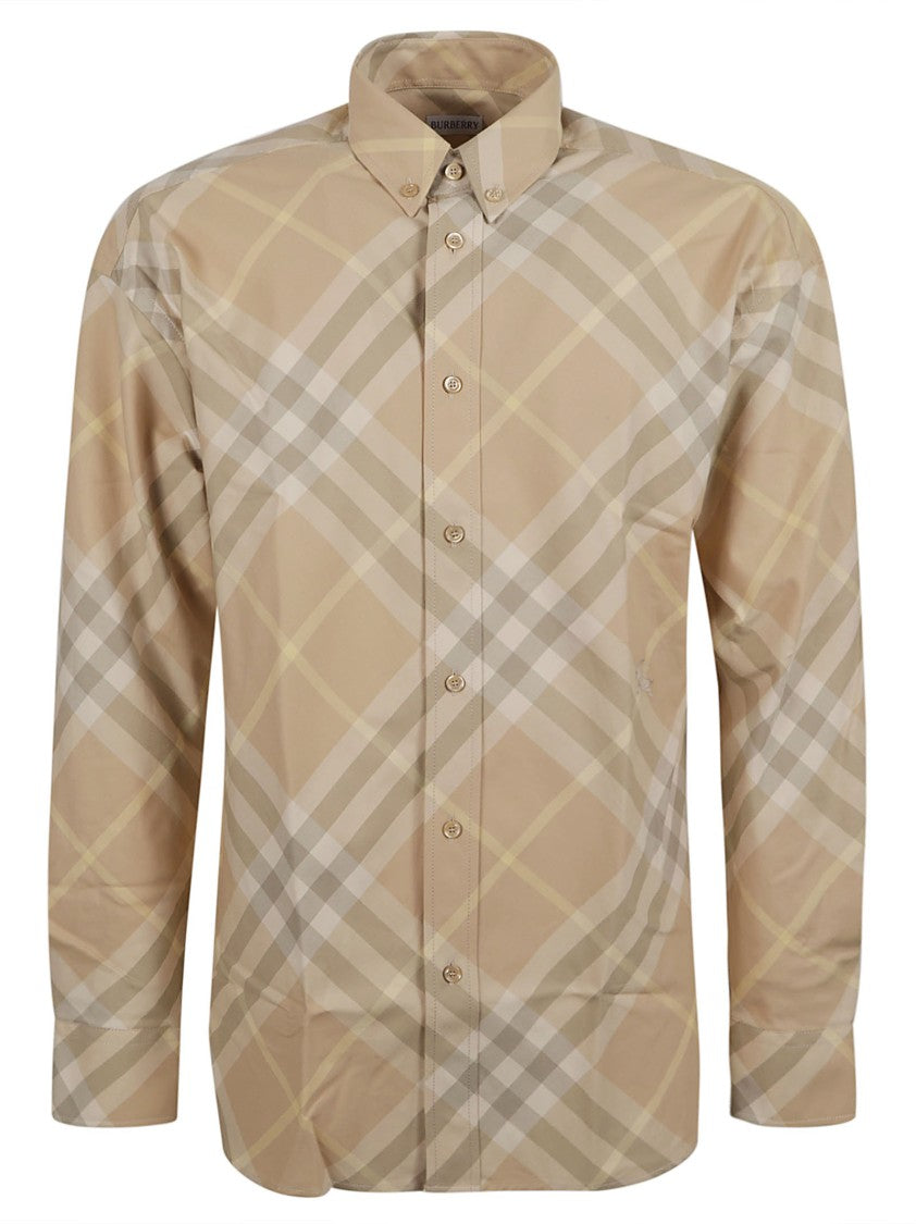 Plaid Button-Down Shirt With Tailored Fit