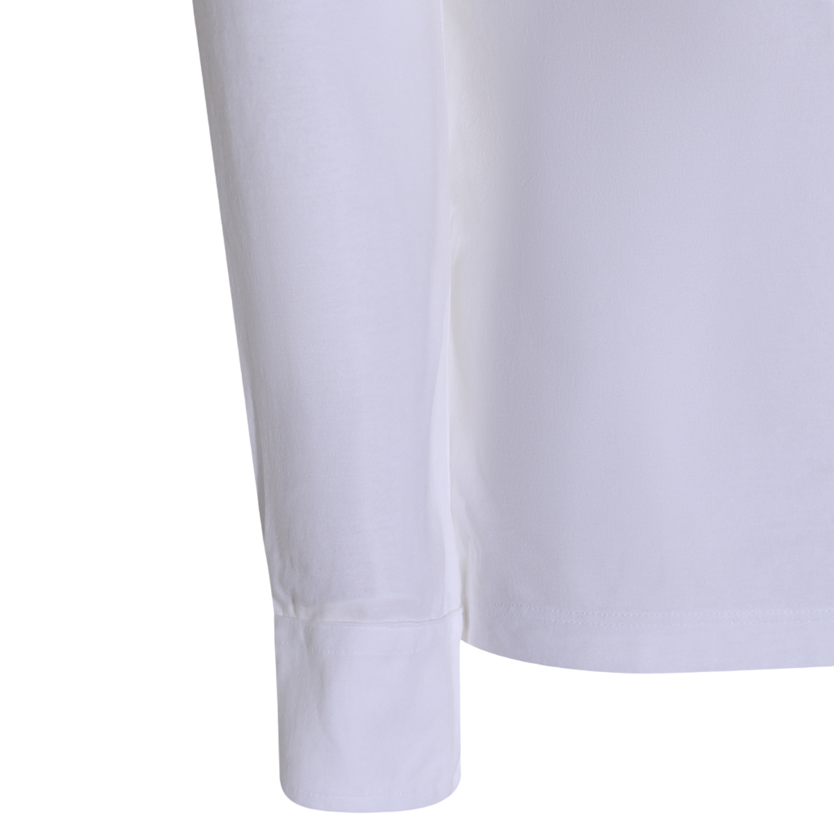 Minimalistyczny sweter polo z okrągłym dekoltem