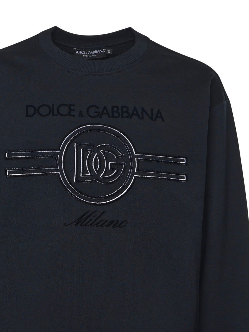 Logo Knit Sweater – Dark Blue