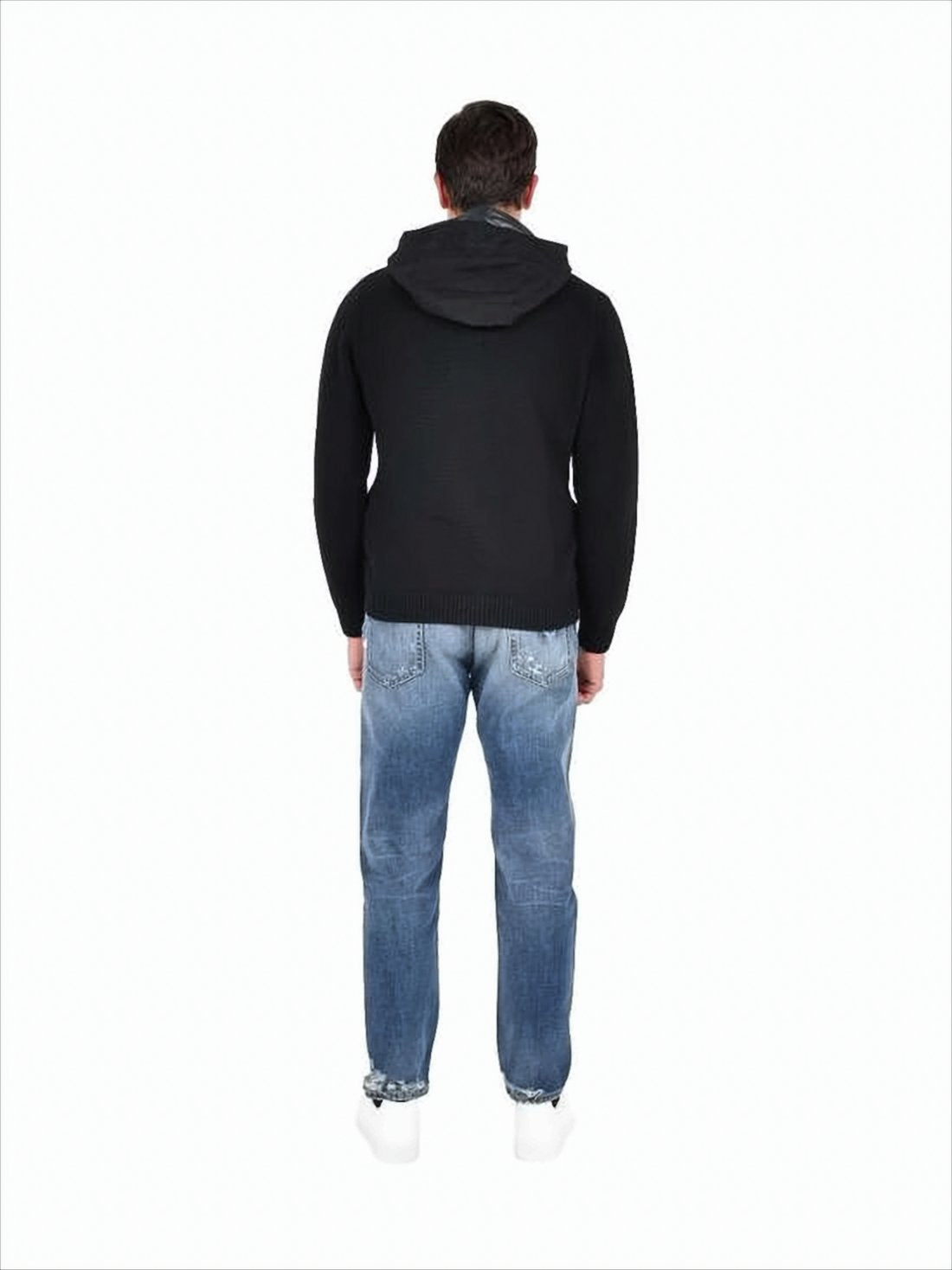 Exploratory Hooded Sweater with Integrated Goggles