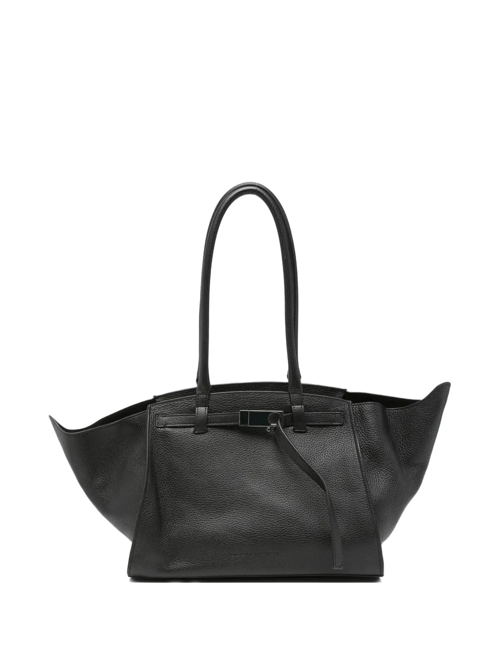 Structured Handbag With Detachable Shoulder Strap And Minimalist Design