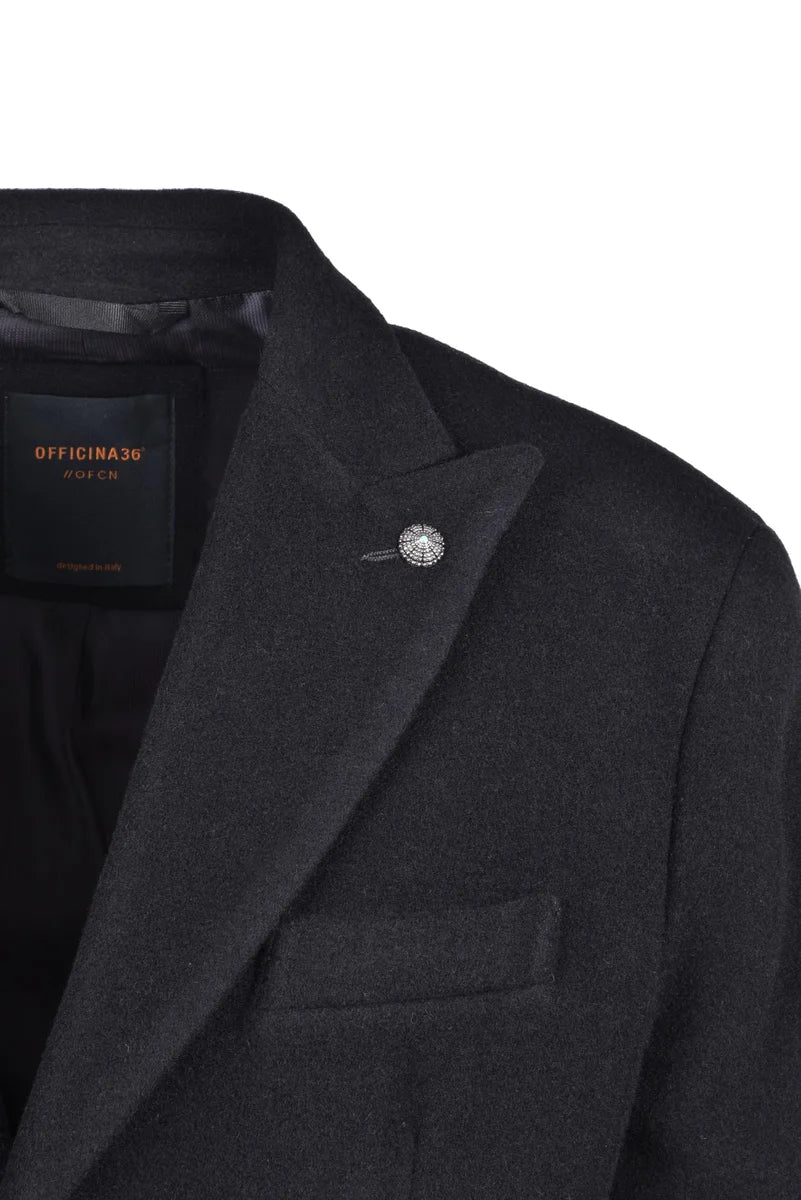 Wool Coat - Black