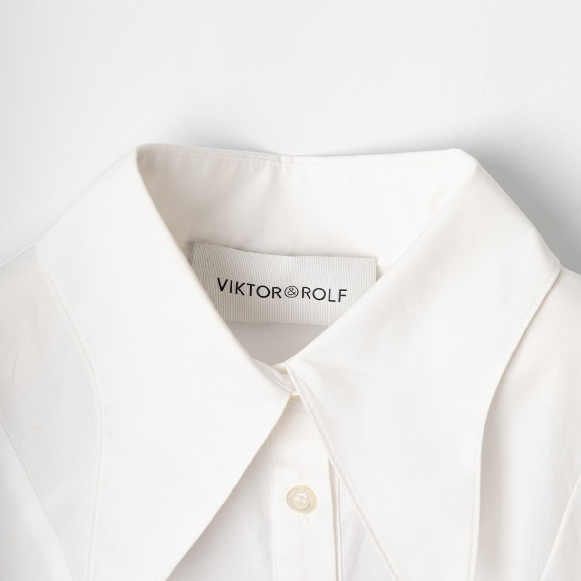 Voluminous Puff Sleeve White Shirt