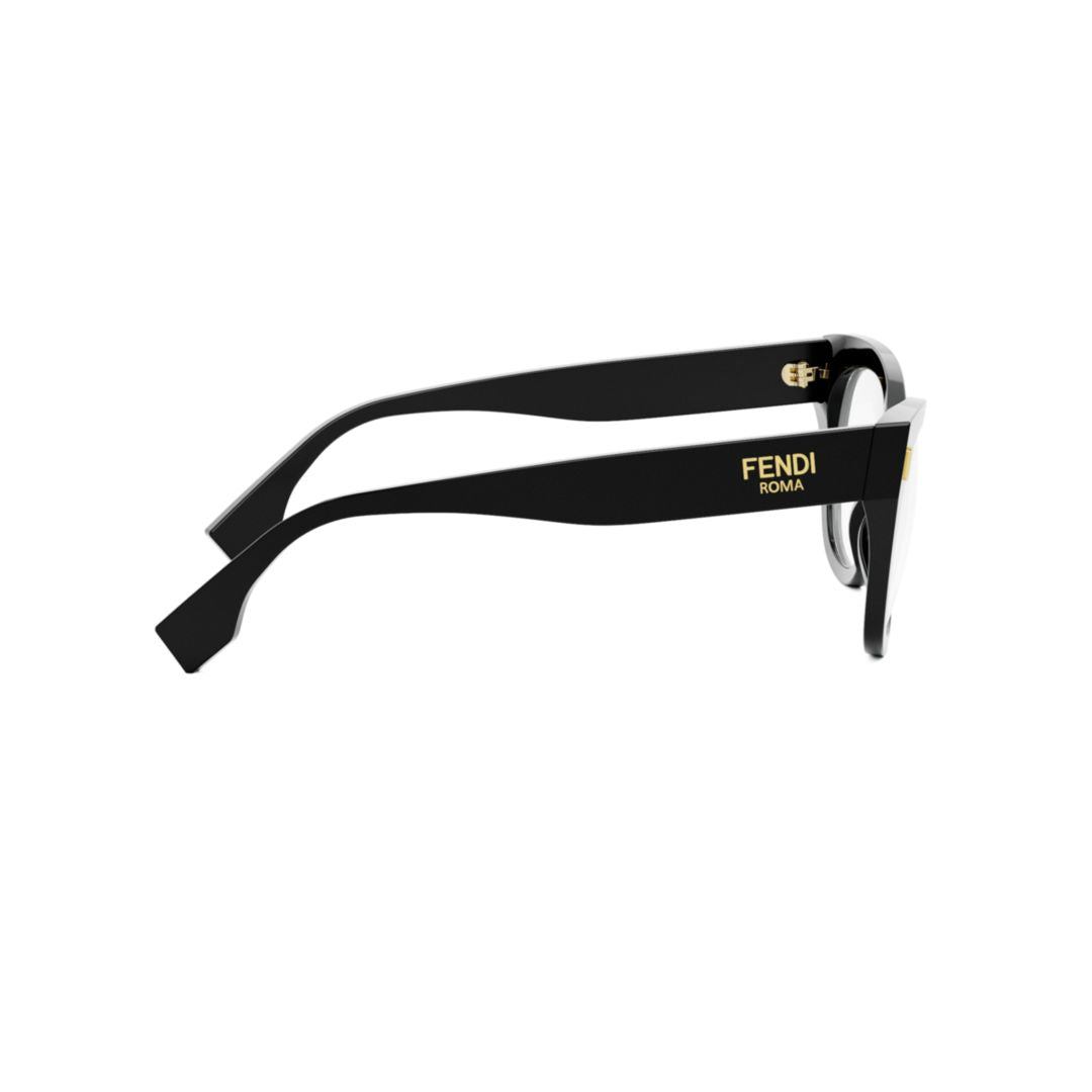 Fe50086i Bold Cat-Eye Eyeglasses