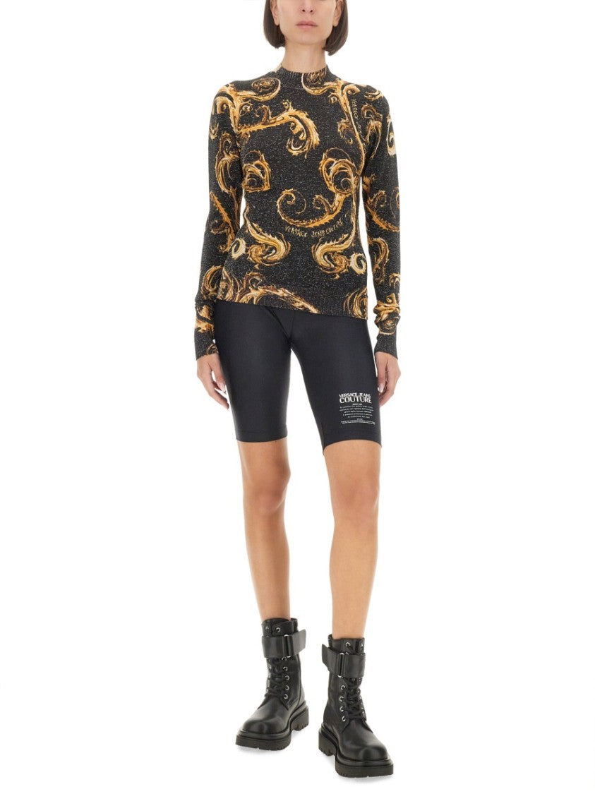 Lurex Knit T-Shirt