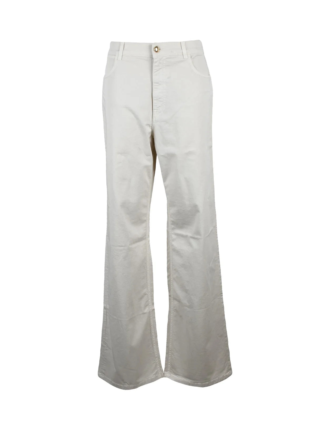 Fay Stretch Trousers - White