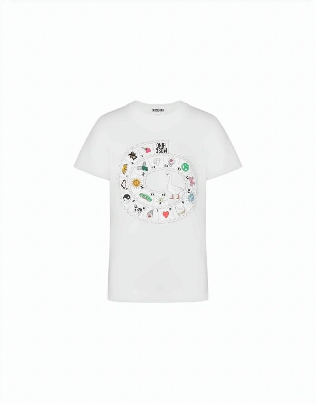 Short-Sleeved Graphic Design Moschino T-Shirt