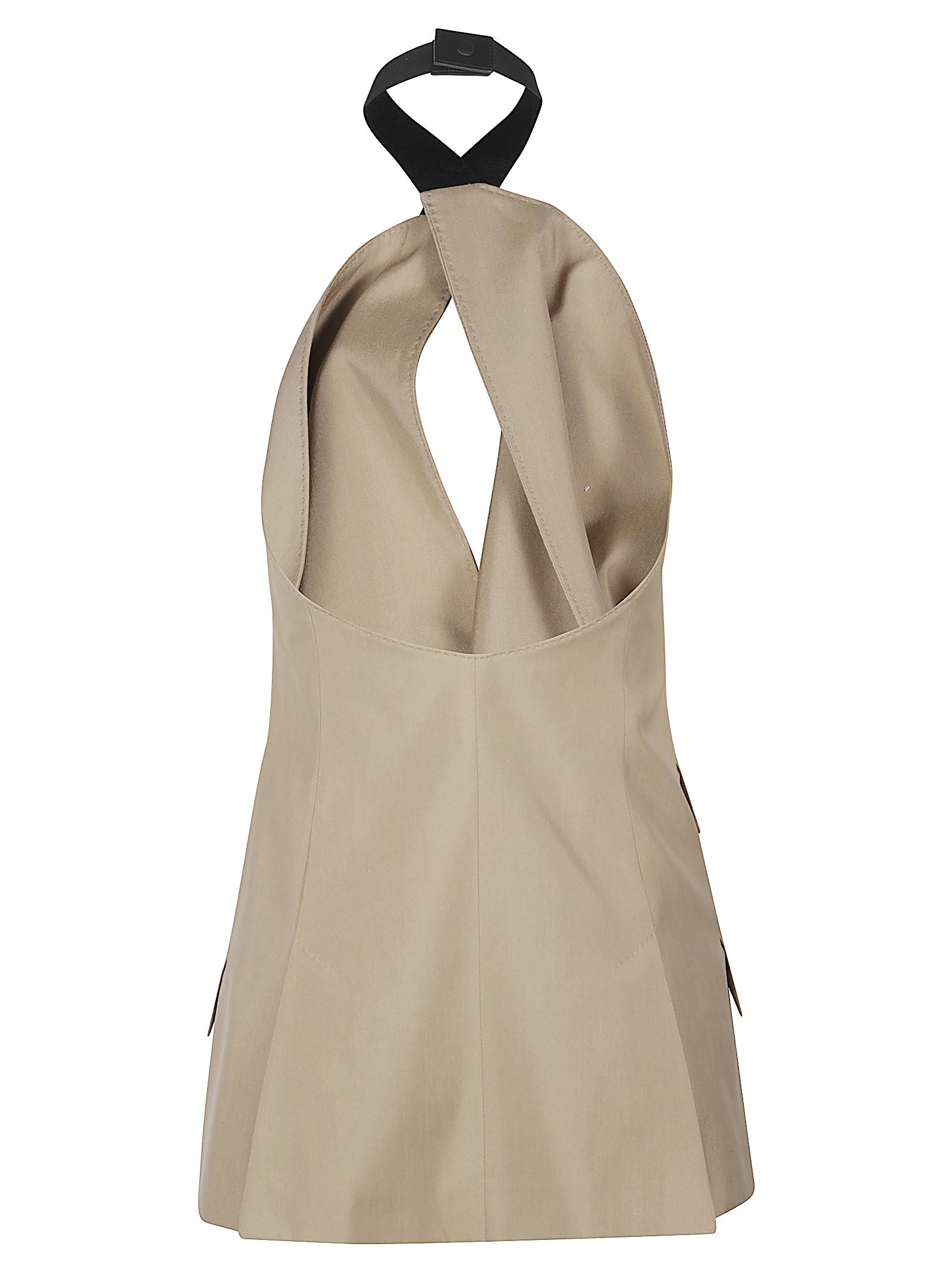 Halter Neck Sleeveless Jacket