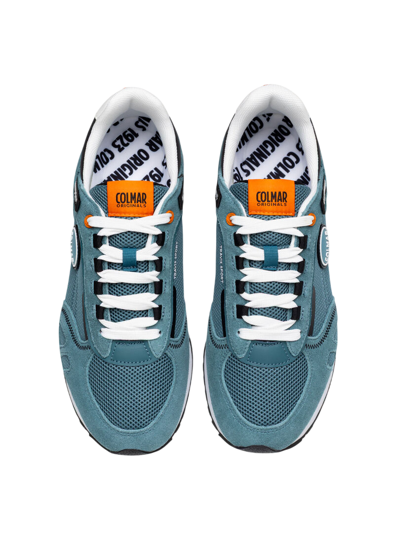 Regular Fit Sneakers with Textured Nylon Upper