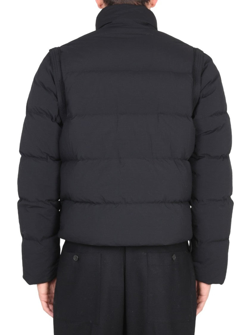 Down Jacket With Removable Sleeves