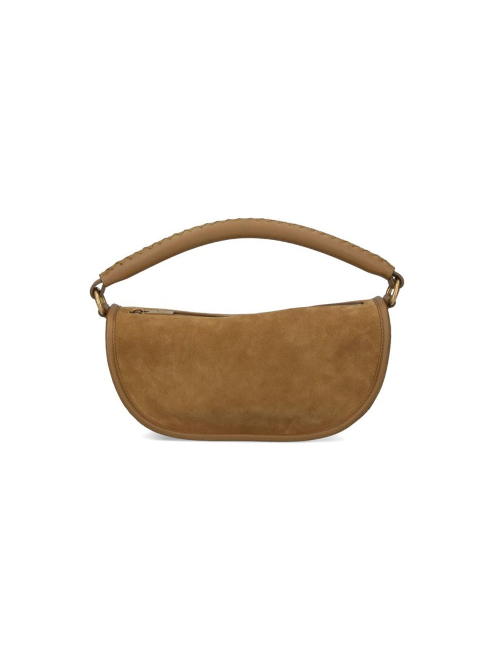 "B Clip" Shoulder Bag Brown