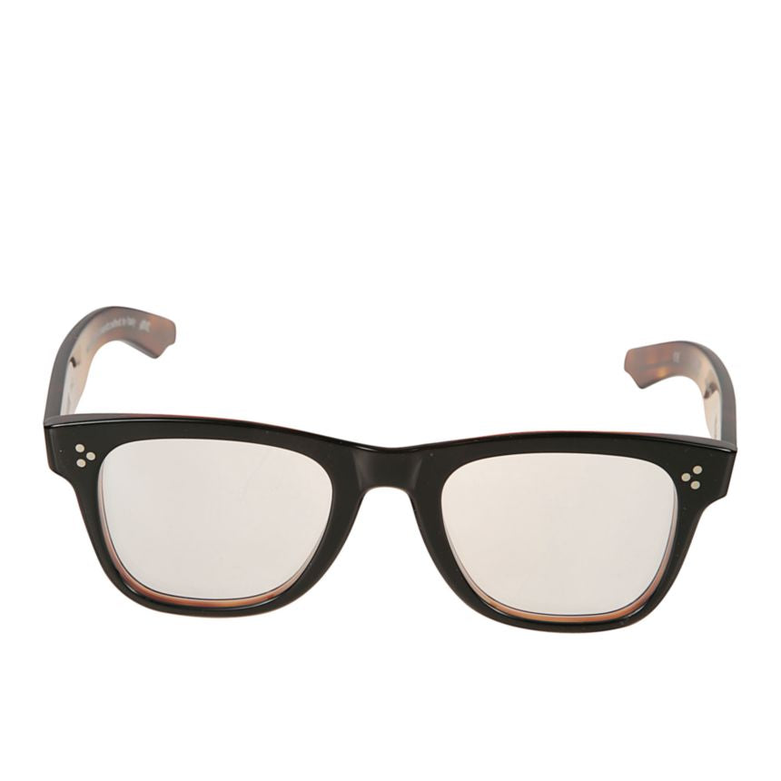 Voyager 23 Classic Rectangular Frame Sunglasses with Tortoiseshell Arms
