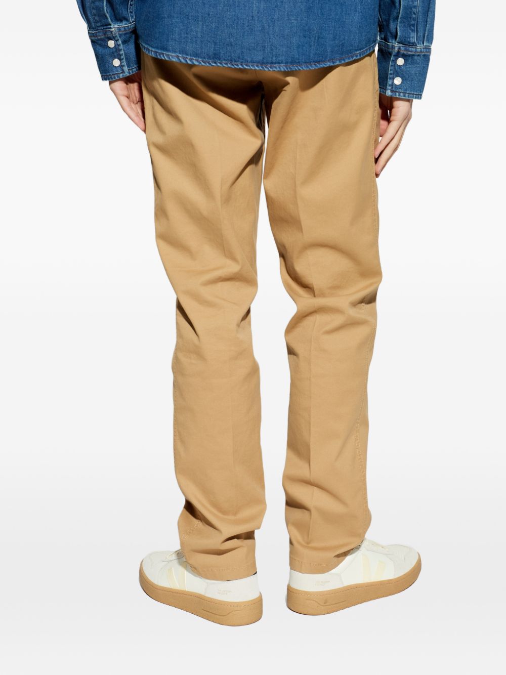 Straight-Leg Silk and Nylon Trousers
