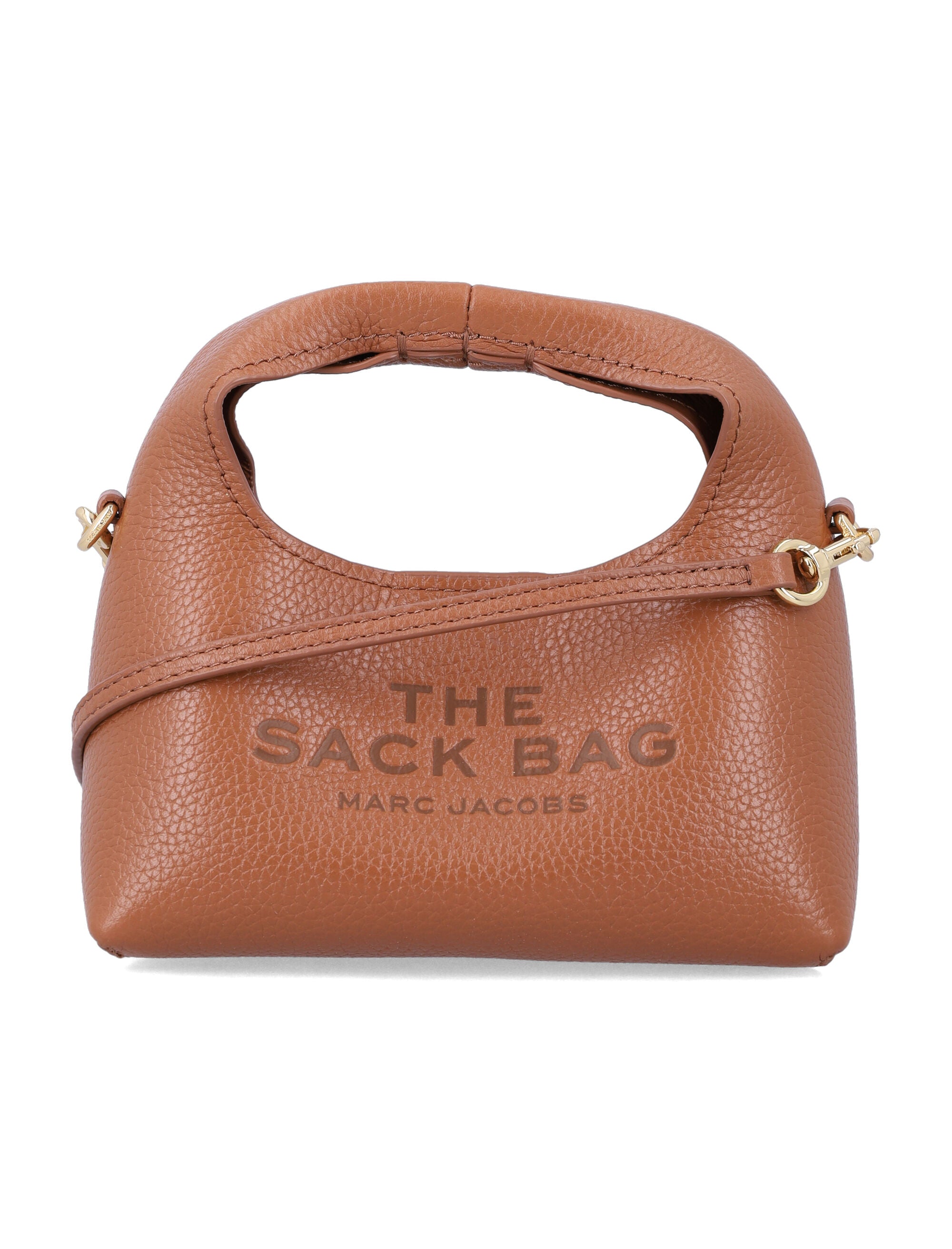 The Micro Crossbody Sack Bag In Full-Grain Leather